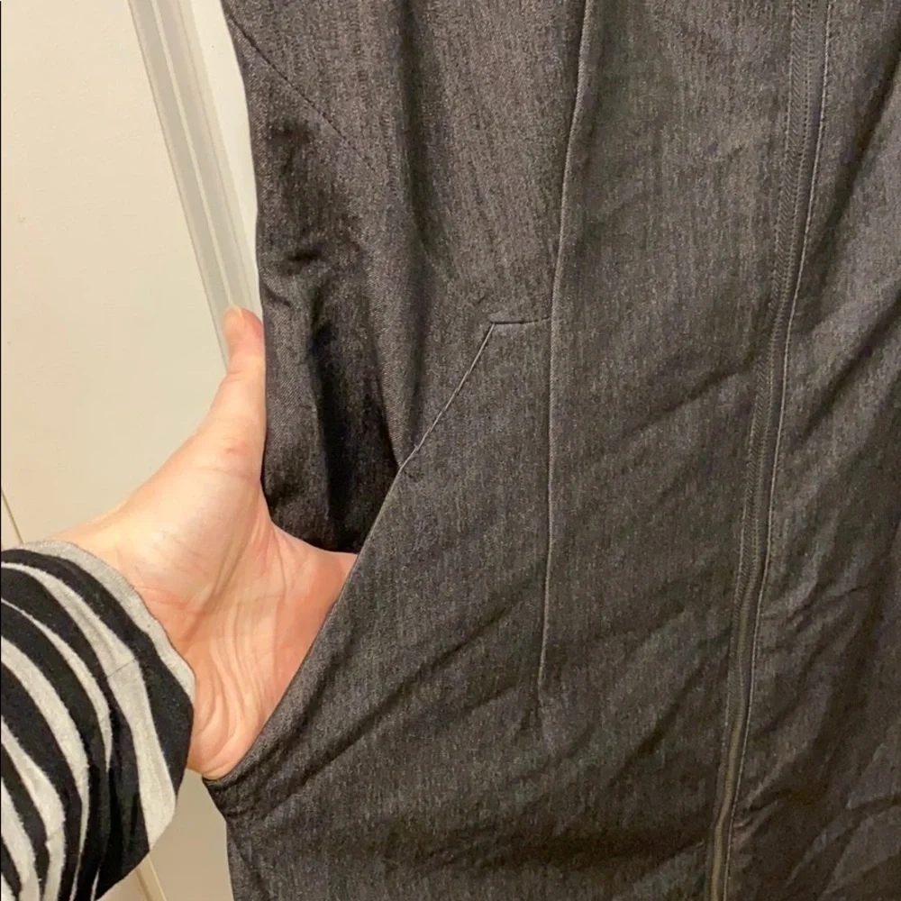 CALVIN KLEIN Sexy Zip Up Sheath Dress EUC